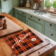 thumbnail image 2 of Halloween Themed Linen Placemat for Dining Table Kitchen and Living Room Decorative Holiday Dinner Mat Heat, 2 of 6