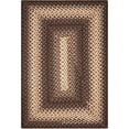 thumbnail image 2 of Homespice Driftwood Chocolate Rustic Area Rugs 8x10', Your Choice for Rectangular Braided Rugs and Indoor Outdoor Rug Waterproof, 2 of 7