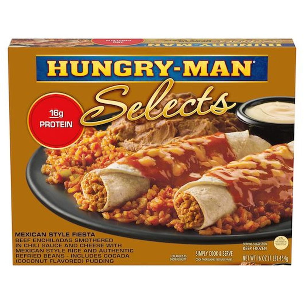 Hungry Man Selects Mexican Style Fiesta, 16 Ounce -- 8 per case