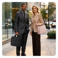 thumbnail image 6 of BAGSMART 17.3" Laptop Bag Briefcase, Computer Messenger Bag, Business Work Travel Laptop Shoulder Bag, Carrying Handbag Laptop Sleeve Case for Women & Men, Quilted Pink, 6 of 6