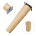 thumbnail image 5 of AFQH 4PCS Sofa Leg Furniture Leg Screw Solid Wood Leg Wooden Table Cabinet Leg, 5 of 10