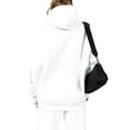 thumbnail image 5 of Wassery Womens Oversized Hoodies Zip Up Drawstring Long Sleeve Sweatshirts Jacket Fall Casual Loose Harajuku Pullover Outerwear with Pocket, 5 of 7