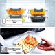 thumbnail image 4 of Paquete de 10 recipientes de vidrio para preparar comidas, recipientes herméticos para el almuerzo, recipientes apilables para almacenar alimentos con tapas, sin BPA, aptos para microondas, horno,, 4 of 7