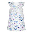 thumbnail image 6 of Girls Back to School Dress Flutter Sleeve Printed Casual Daily Dress for Kids 3 10Y, 6 of 6