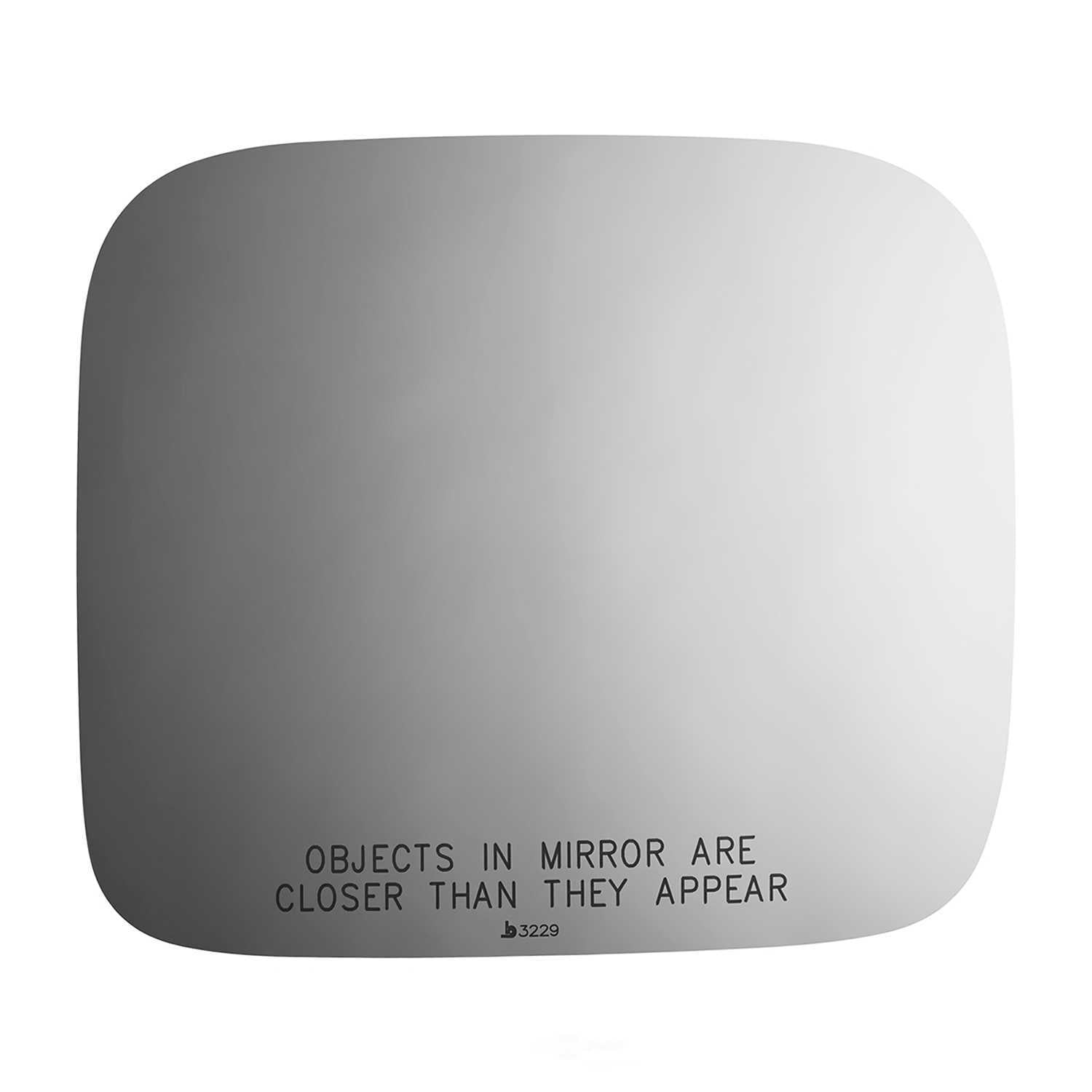 Burco Side View Mirror Replacement Glass - Clear Glass - 3229