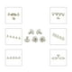 thumbnail image 5 of Paquete duradero de 5 tornillos deslizantes para trompeta, piezas de instrumentos de latón, 5 of 9