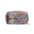 thumbnail image 2 of BZSMCE Makeup and Cosmetic Bag Women Simple Watercolor Tree Printing Pattern Square Cosmetic Bag, 2 of 6