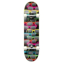 Yocaher Graphic Shades Black Complete Skateboard