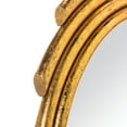 thumbnail image 4 of Safavieh Rossi Radiant Swirls Round Mirror, Gold Foil, 4 of 5