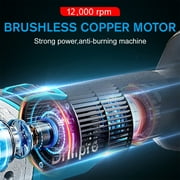 Camlekor Cordless Angle Grinder 21V 12000RPM Battery Angle Grinder Tool Cutting Tool, Stepless Speed Adjustable Brushless Motor with Auxiliary Handle