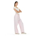 thumbnail image 3 of Forever 21 Women's Nylon Wide Leg Pant with Lace Trim, Sizes XS-XL, 3 of 5
