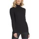 thumbnail image 2 of Suéter acanalado DKNY para mujer negro pequeño Pull-over, 2 of 2