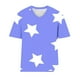 thumbnail image 4 of Camisetas de Verano de las Mujeres de Manga Corta con Cuello en V de Gran Tamaño Camiseta Deportiva Sólida, Base Cómoda Casual, 4 of 4
