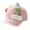 a-Red22247, variant on VNKIDY Kids Hats Children Cute Baseball Cap With Dinosaur Figure Pocket Boys Girls Dome Styled Hat With Colorful Horns Letter Embroidery For Outdoor Activities Casual Headwear