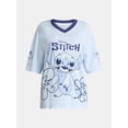 thumbnail image 5 of Stitch Women's Football Tee with Short Sleeves, Sizes XXS-XXL, 5 of 5