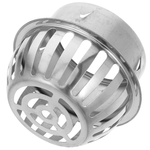 FRCOLOR Dome Floor Drain Covers Floor Sink Drain Covers Stainless Steel Round Floor Drain Outdoor Gutter Guard Filter For Home Yard Balcony