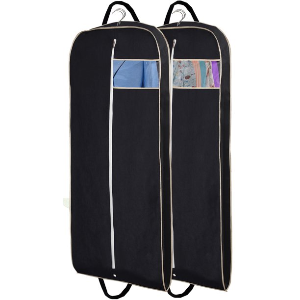 MISSLO Breathable 54" Hanging Garment Bags for Storage Suit, Dress, Coat, Clothes Protector for