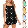 thumbnail image 6 of Tumotour Summer Pajamas Set For Women 2 Piece Pajama Sets 2025 Silk Sleepwear Sleeveless Tank Top And Shorts Sleepwear Lounge Set, 6 of 6