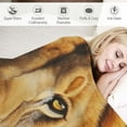 thumbnail image 3 of ARISTURING  Lion Sherpa Throw Blanket Soft Warm Blanket for Bed Couch Kid Adult, 3 of 6
