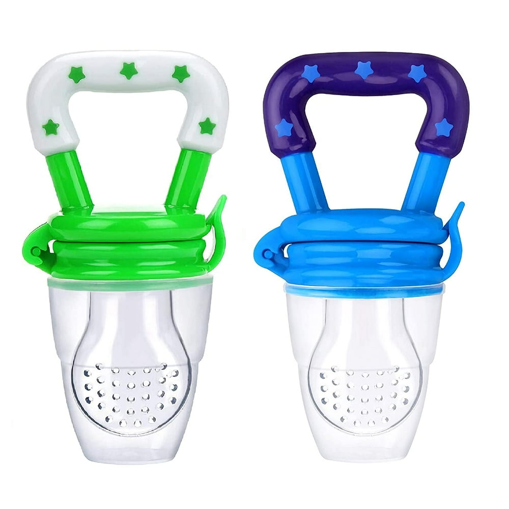 Baby Pacifier Food and Fruit Feeder, Silicone Teether, Large Size for
