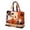 D, variant on Ktlvex Vintage Quilted Halloween Tote Bag, Halloween Pattern Shoulder Handbag, Large Capacity Holiday Shopping Bag for Halloween Party Daily Use(E)