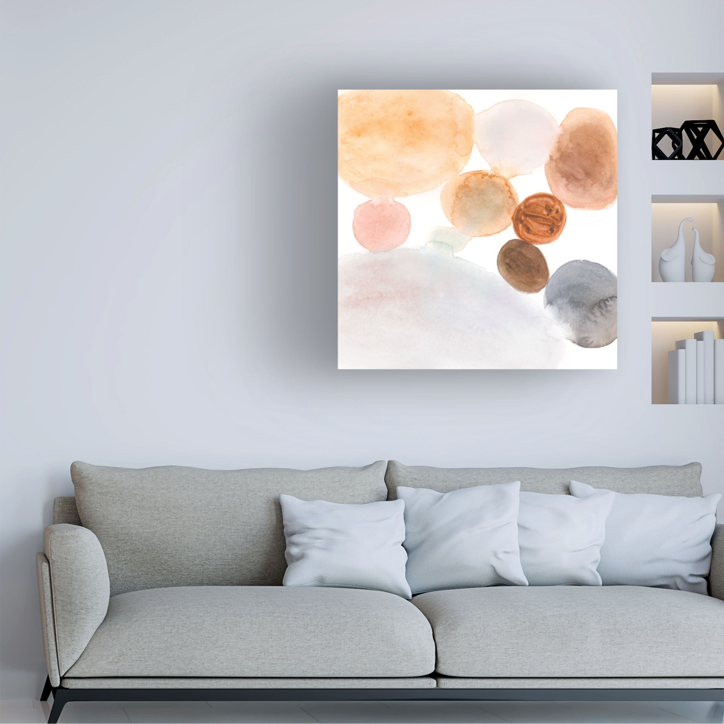 Victoria Barnes 'Marble Wash II' Canvas Art