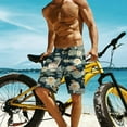 thumbnail image 4 of NICKSUN Men's Swim Trunks, Cute Print Quick Dry Summer Board Beach Shorts with Mesh Lining and Pockets, 4 of 6