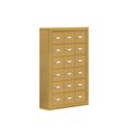thumbnail image 1 of Salsbury 19065-18GSK D 18 A Doors S-Mount Keyed Locks Cell Phone Locker In Gold, 1 of 1