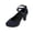 A Blue, variant on Women's Sandals Women's Fashionable Casual Spring And Summer Versatile Plus Size Solid Color Shallow Mouth Thick Heel Buckle Sandals Black 37