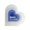 bleu, variante sur LCXmlly Décoration Intérieure Accrocheuse Vase Géométrique en Acrylique avec Design Imprimé de Lettres en Forme de Cœur Ornements d'Arrangement Floral Coloré