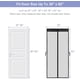 thumbnail image 5 of Puerta mosquitera magnética de 99 x 210 cm, malla de fibra de vidrio resistente con imanes, compatible con puertas de hasta 96 x 218 cm, color negro., 5 of 8