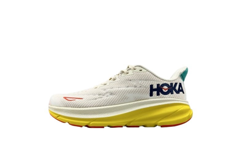 HOKA Clifton 9 Running Shoes White Yellow Athletic Sneakers Men’s Size 8D US Amazon.com | Hoka Clifton 9, Men main image 3