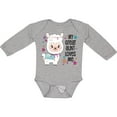 thumbnail image 3 of Inktastic My Great Aunt Loves Me- cute and happy llama Boys or Girls Long Sleeve Baby Bodysuit, 3 of 5