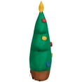 Holiday Time Yard Inflatable Christmas Tree, 4'