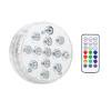 thumbnail image 1 of Luces De La Piscina Luces De La Piscina Lámpara Luces de piscina - Luces LED sumergibles que funcionan con batería con control remoto RF 16 colores, 1 of 6