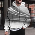 thumbnail image 2 of Striped Long Sleeve Sweater Crop Sweatshirts for Men Soft Long Sleeve Workout Tops for Men V Neck Zipper Hoodies for Men Lightweight Cable Knit Sweater Men, 2 of 6