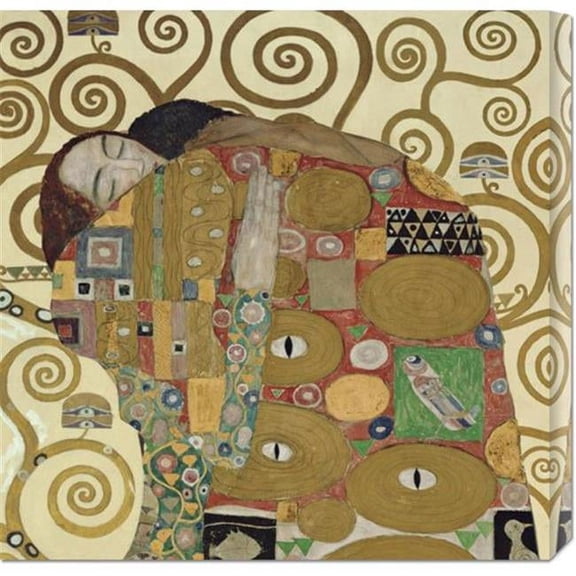Bentley Global Arts dba American Walls GCS-375173-2424-142 Gustav Klimt 'The Embrace' Stretched Canvas