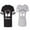 Men Black / Women Heather, variant on World's Greatest Husband Wife Matching Couple Cotton Jerseys (Men Black / Women Black) (Men S / Women S)