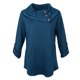 thumbnail image 5 of Sweater Pullover Tops mujer Sunnimix con capucha de manga Larga Azul 2XL, 5 of 8