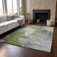 thumbnail image 6 of Addison Rugs Mayfield Washable Transitional Modern Olive Rectangle Rug, 3' x 5', 6 of 6