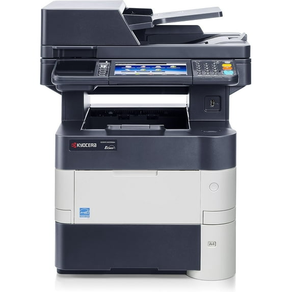 Restored Kyocera ECOSYS M3550idn Monochrome Multifunction Printer – 50 PPM, Duplex, Scan/Copy/Print, High-Capacity, A4 Desktop Printer - 1102NM2US0