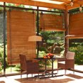 thumbnail image 1 of vidaXL 3 Piece Garden Dining Set Brown, 1 of 5