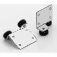 thumbnail image 2 of Ensemble de 2 Portes Coulissantes de Placard, Porte Coulissante pour Porte de Garde-Robe, Roues, rs, Guides de Chemins de Garde-Robe, 2 of 4