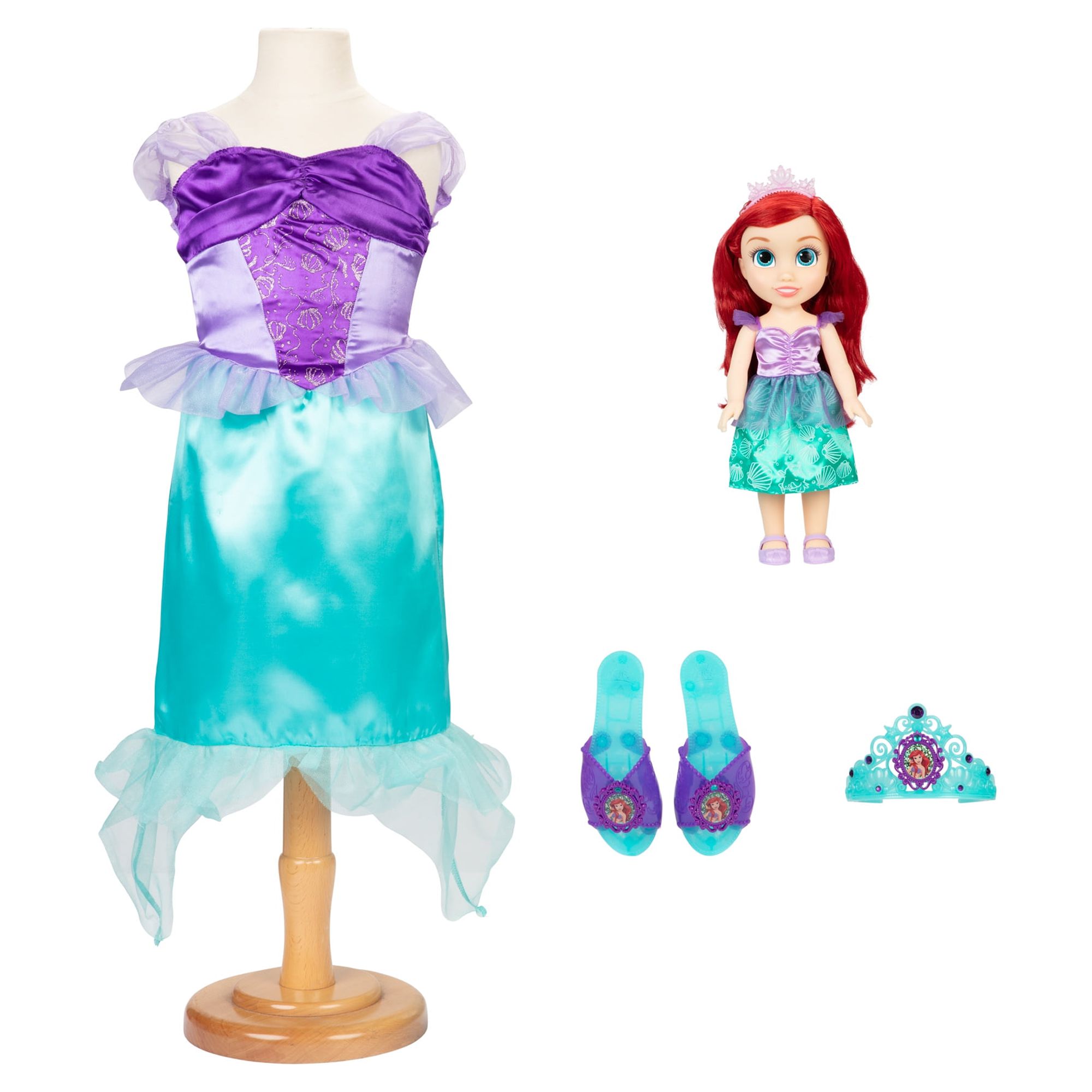 Disney Princess Ariel Toddler Doll with Child Size Dress and Accessories - image 5 of 8