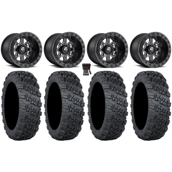 Fuel Mav Bdlk 15" Wheels Mi (4 3) 35" Versa Cross V3 Tires Sportsman RZR Ranger