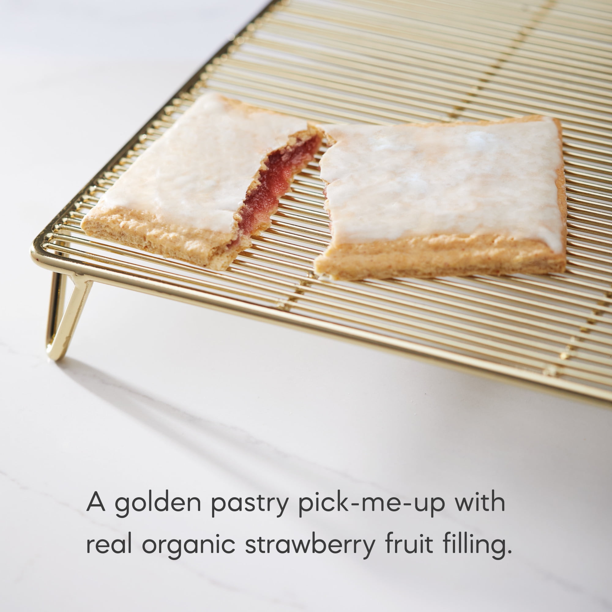 (3 pack) Nature's Path Organic Toaster Pastries, Frosted Berry Strawberry, 11oz Box