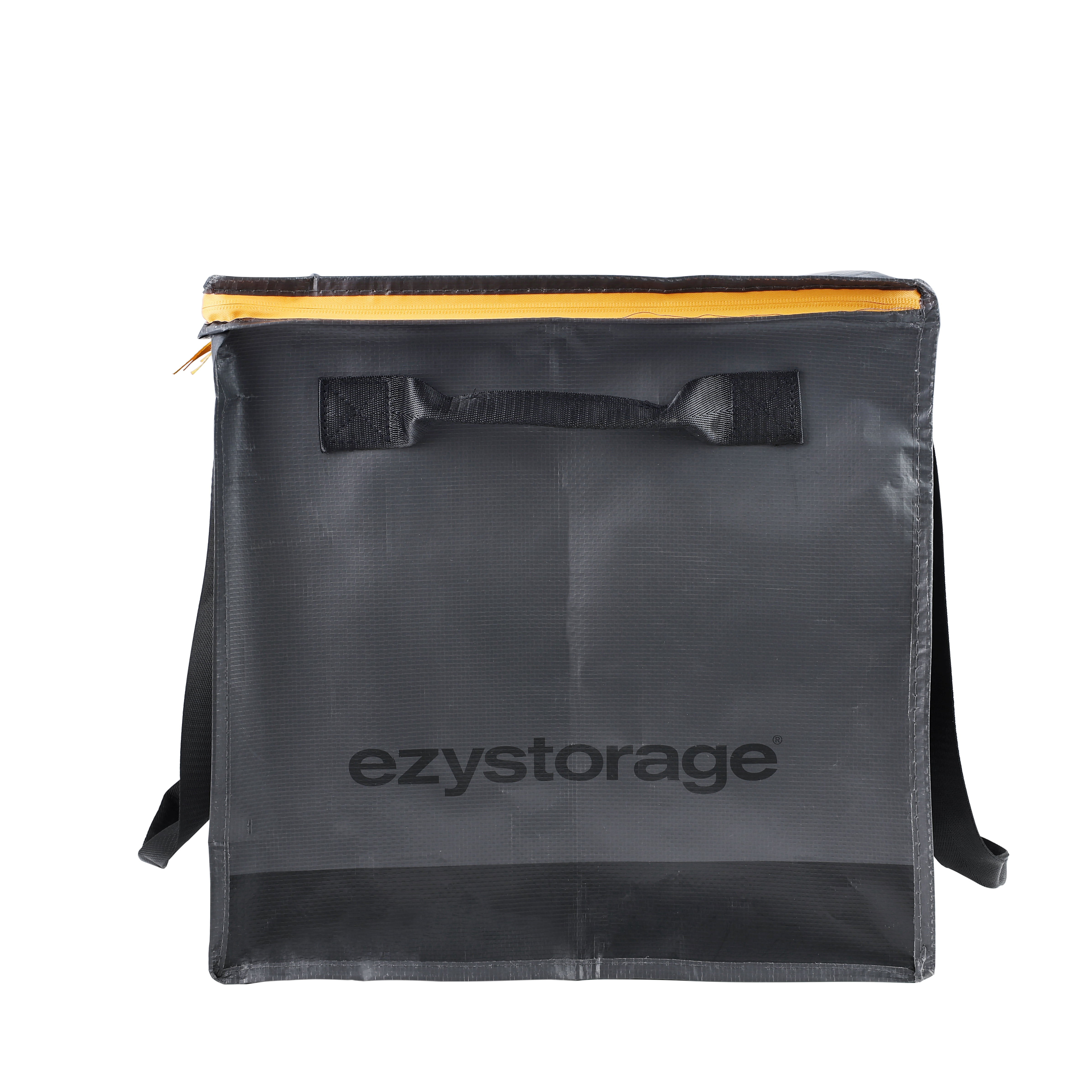 Ezy Storage 20.6 Gallon, Large, Water-Resistant Heavy-Duty Collapsible Utility Storage Bag with Zipper and Reinforced Handles