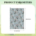 thumbnail image 4 of Picia Winter Gnome And Snowman Microfiber Golf Towel (24" X 16") with Carabiner Clip, Waffle Pattern Hook - Golf Accessories and Gifts, Father's Day, Christmas, Birthday Gift, 4 of 8