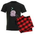 thumbnail image 6 of CafePress - Cute Pink Octopus Pajamas - Men's Dark Loose Fit Cotton Pajama Set, 6 of 7