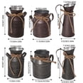 thumbnail image 5 of HONCLL Country Styles Metal Holder Rustics Decorative Milk Can for Home Garden Decors, 5 of 14